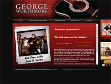 Tablet Screenshot of georgeworthmore.com